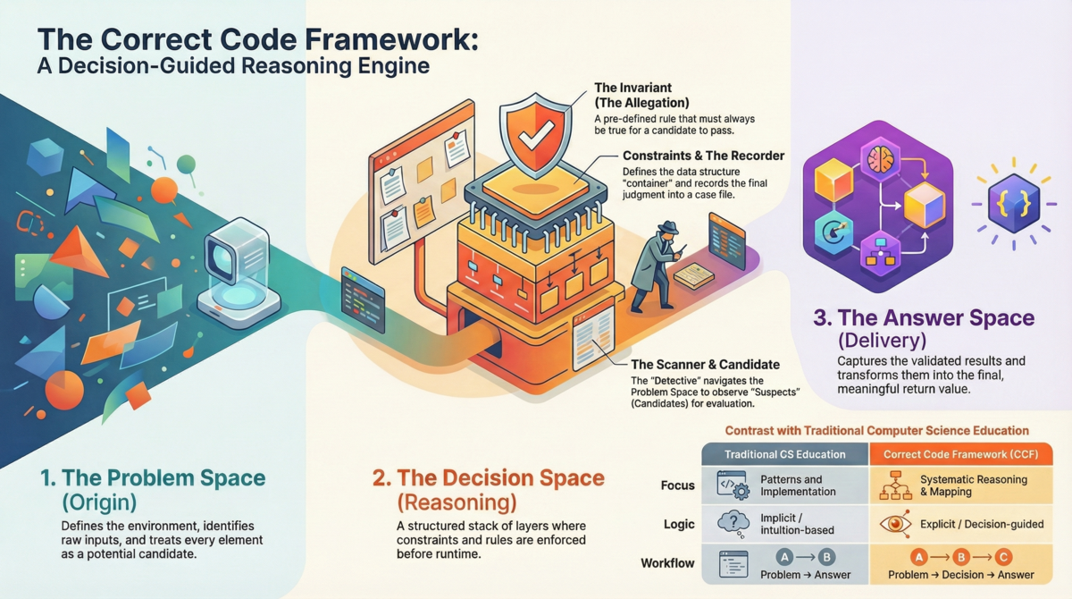 Correct Code Framework detective reasoning engine
